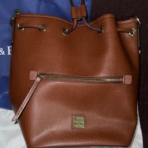 Dooney & Bourke Brown Bucket Bag